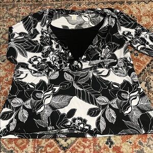 floral blouse